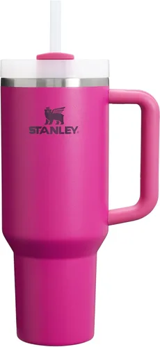 Vista 269 de STANLEY Quencher H2.0 Vaso Térmico con Asa y Pajita 64 oz Tapa Flowstate de 3 Posiciones Gran Capacidad para Viajes y Deportes Vaso de Acero