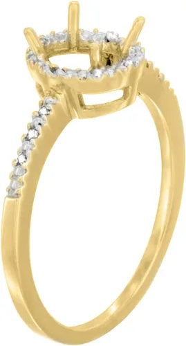 Vista 3 de Anillo de compromiso de oro blanco de 14 quilates con ópalo natural, ovalado, 0.276 x 0.197in, tamaños 5-10