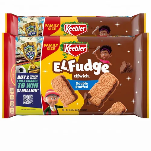 Vista 11 de Keebler E.L. Fudge - Galletas de elfwich de doble relleno, tamaño familiar