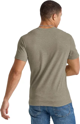 Vista 2 de Hanes Camiseta de los hombres, Camiseta ligera del algodón de los originales, camiseta del cuello redondo para los hombres, disponible