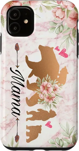 Vista 8 de Mama Bear & Cubs Design Phone Grip - Funda para iPhone 17 de 3 niños