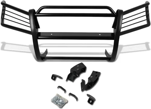 Vista 14 de DNA MOTORING GRILL-G-059-BK - Protector de rejilla para parachoques delantero, color negro, compatible con Sequoia 01-07