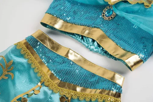Vista 3 de Disfraz de princesa KuKiee para niña, traje para fiesta temática de Halloween