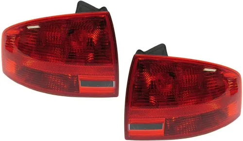 Vista 6 de CarLights360: Para Audi A4 Conjunto de luz trasera 2005 06 07 2008 modelo de base del lado del conductor con bombillas certificado DOT