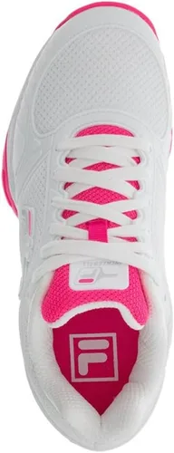 Vista 4 de Fila Zapatos de tenis para mujer, blancorosa y blanco.