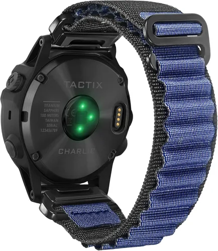 Vista 13 de Compatible con Garmin, correa deportiva de nailon tejido resistente con gancho en G para fēnix/Forerunner/Vivoactive/Approach/MARQ/quatix/D2 Series