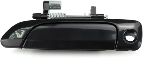 Vista 2 de KarParts360 Para Honda Civic 2001 02 03 04 2005 Manija de puerta exterior delantera, lado del conductor negro liso con orificio para llave