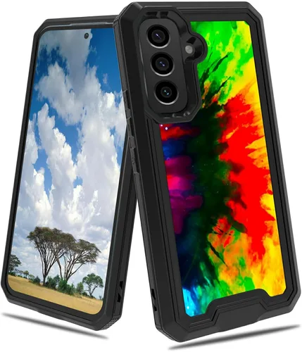 Vista 18 de Funda para Samsung S23 FE Funda Galaxy S23 FE 2 en 1 PC duro de doble capa TPU suave a prueba de golpes Funda protectora para Samsung Galaxy S23 FE