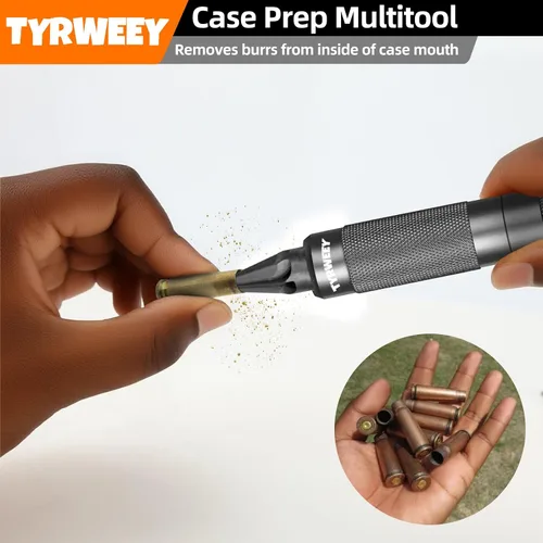 Vista 2 de Case Prep Multiherramienta, Herramientas de Desbarbado de Chaflán de Vaina para Recarga, Escariadores y Limpiadores de Bolsillo de Fulminante