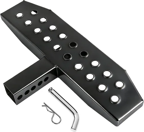 Vista 9 de DICMIC Protector de parachoques de remolque antideslizante y óxido para la mayoría de automóviles, SUV, camionetas, con receptor de 2 pulgadas
