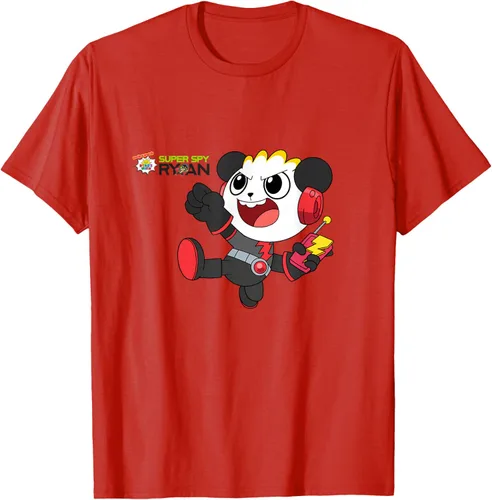 Vista 76 de Ryan's World Super Spy Combo Panda Camiseta, gris, S Asfalto