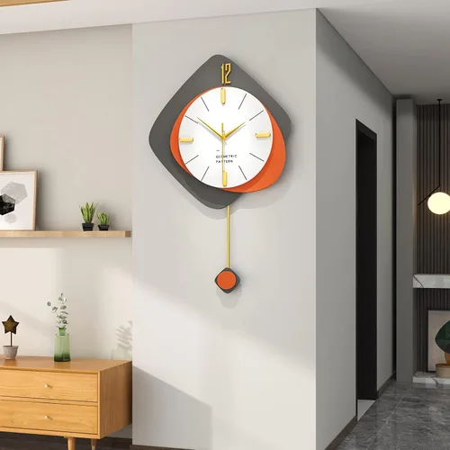 Vista 9 de FLEBLE Relojes de pared modernos para decoración de sala de estar, reloj de pared decorativo grande, funciona con pilas, para dormitorio, oficina