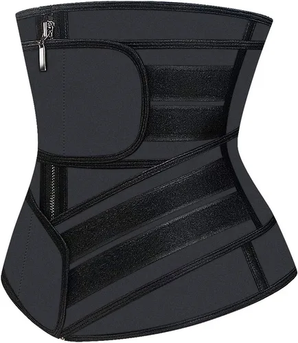 Vista 2 de Corsé de látex para entrenamiento de cintura para mujer, cinturón de control de abdomen