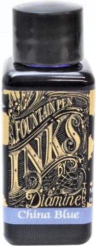 Vista 28 de Tinta embotellada para pluma estilográfica Diamine, 30 ml - Ámbar