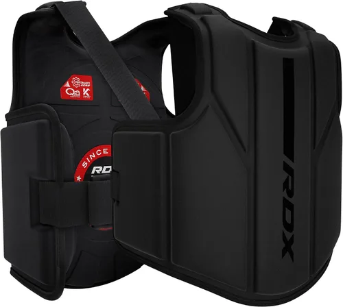 Vista 6 de RDX Protector de Cuerpo para Boxeo, Protector de Pecho para MMA Kickboxing Muay Thai, Chaleco para Entrenamiento de Sparring con Golpes Pesados