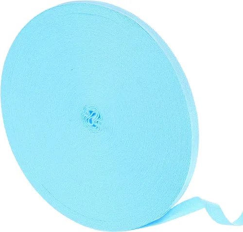 Vista 19 de uxcell Cinta de sarga de algodón de 50 yardas, cinta de espiga de 3/8 pulgadas para coser ropa, manualidades (azul)