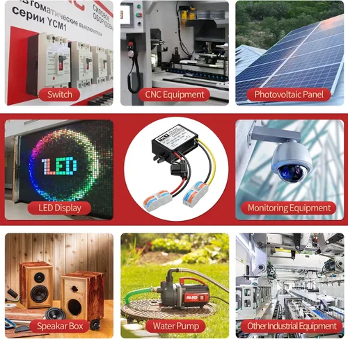 Vista 7 de TPT - Convertidor solar de 12 V a 5 V, 5 A, 25 W; entrada CC 8-40 V, impermeable, fusible, salida de CC de 5 V, incluye bloque de terminales