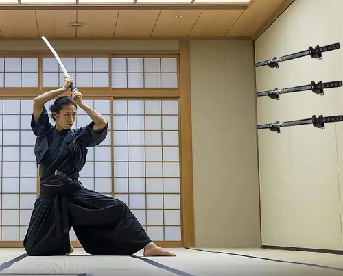 Vista 5 de Soporte de pared para sable de luz, paquete de 2 espadas Katana Samurai de acrílico negro, soporte de sable de luz para pared, pantalla horizontal