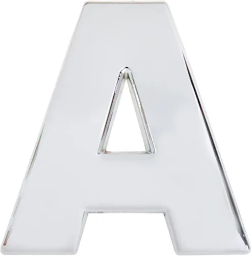 Vista 5 de Modengzhe 3D Metal Emblema de Coche Número 9 Adhesivo Cromado Aleación de Zinc Placa de Automóvil Decal