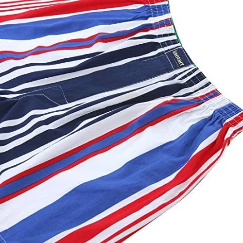 Vista 9 de LAETAN Mens Boxer Shorts, Mens Underwear Cotton Woven Boxer Short