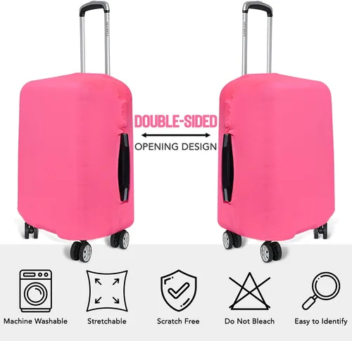 Vista 3 de Funda de equipaje de viaje I Protector de maleta aprobado por la TSA I Fundas de equipaje para maleta I Funda de maleta Bolsa I Protector