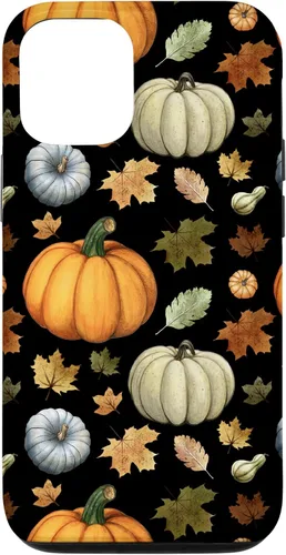 Vista 26 de iPhone 16 Falling Leaves Autumn and Pumpkin Happy Fall Case