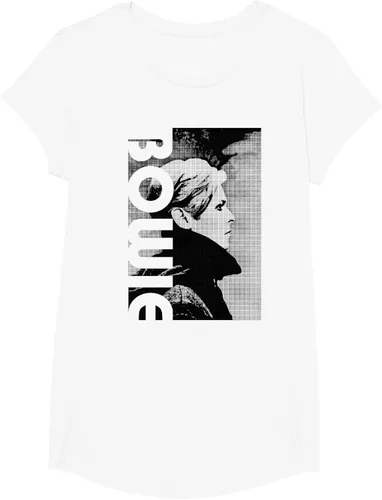 Vista 15 de David Bowie - Camiseta de perfil bajo, Blanco, S