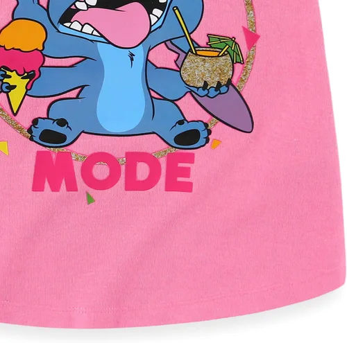 Vista 15 de Disney Lilo and Stitch - Paquete de 3 camisetas de manga corta para niñas pequeñas a grandes