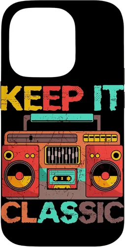 Vista 17 de Keep It Classic Radio 80s 90s Retro Vintage Cassette Player Funda para iPhone 17