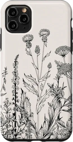 Vista 13 de iPhone 16 Cute Wildflowers Pattern Design Floral Case
