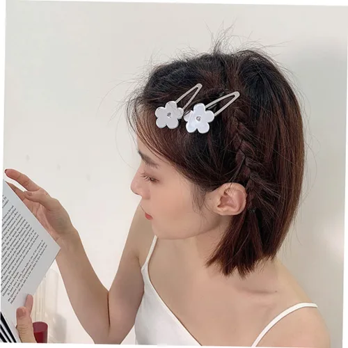 Vista 7 de Mikinona 2 pinzas para el cabello con diseño de billetes de moda para niñas, accesorios versátiles para tocado para el cabello