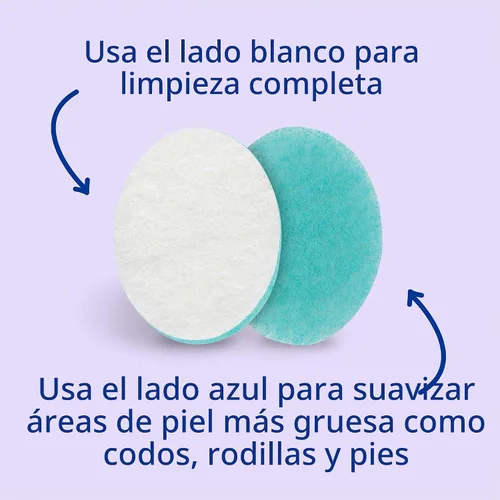 Vista 2 de Buf-Puf Esponja corporal, esponja de baño, desarrollada por dermatólogos, limpia la piel de la suciedad y el exceso de aceite, reutilizable