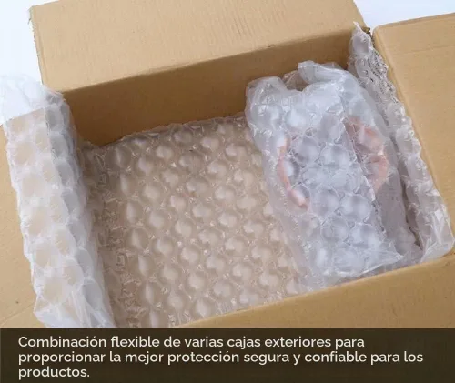 Vista 7 de Cojines de aire inflables resistentes de 33 pies/rollo, bolsas de cojines de aire, bolsas de embalaje de papel de embalaje para envío y embalaje
