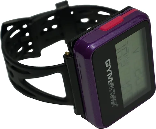 Vista 5 de Gymboss Temporizador de intervalos y correa de reloj cronómetro - Negro