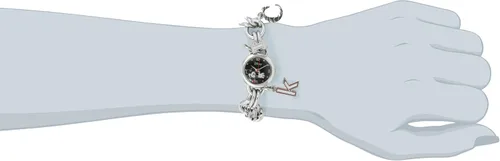 Vista 2 de Disney Reloj MK2067 Mickey Mouse con esfera negra para mujer Negro - Movimiento de cuarzo