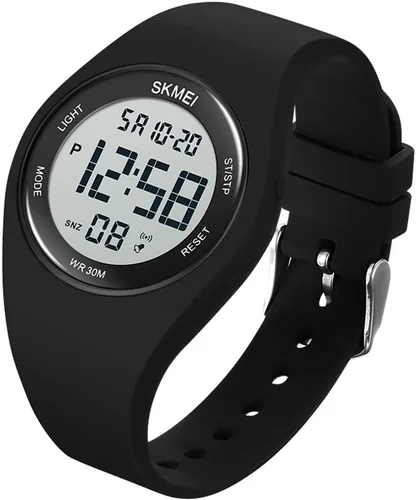Vista 17 de Gosasa Casual estilo simple correa de silicona mujeres hombres deportes relojes 30M impermeable