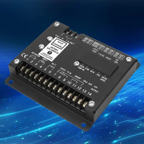 Vista 3 de Controlador de velocidad S6700H Motor eléctrico Generador electrónico Controlador de velocidad Interruptor Panel de control Partes para generador