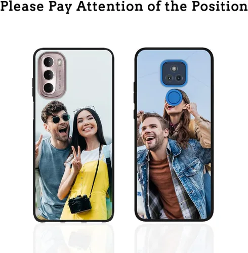 Vista 6 de Funda de teléfono personalizada para Moto G Power 2021, [NO para Moto G Power] [NO para Moto G Power 2022], funda para teléfono con fotos, funda