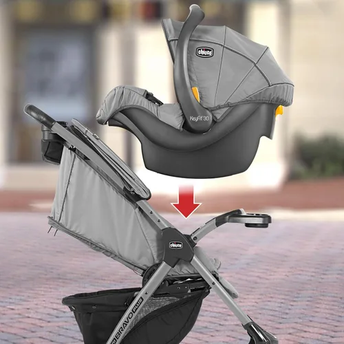 Vista 5 de Chicco Sistema para viaje Mini Bravo Plus - Pizarra Gris