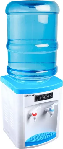Vista 13 de Dispensador de agua de encimera de carga superior para botella de 5 galones, dispensador de enfriador de agua fría y caliente, máquina eléctrica