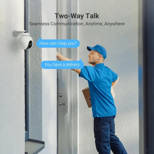 Vista 7 de Cámara de seguridad EZVIZ al aire libre, cámara WiFi panorámica, de inclinación y zoom de 1080P, zoom mixto 8× y cámara de seguridad con detección