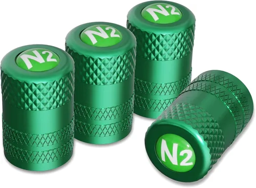 Vista 20 de CKAuto Tapones para válvula de neumático, aluminio negro, 4 unidades/paquete