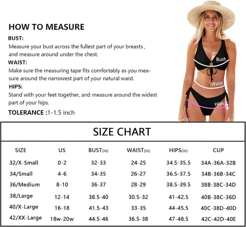 Vista 7 de Traje de baño de dos piezas para mujer, estampado animal, negro, blanco, sexy, traje de baño halter con cordón triangular, correa frontal, conjunto