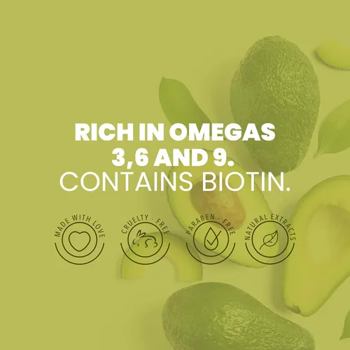 Vista 3 de ANYELUZ Champú hidratante de aguacate, enriquecido con Omega 3, 6, 9 y biotina, repara y protege las fibras capilares dañadas, mejora el brillo