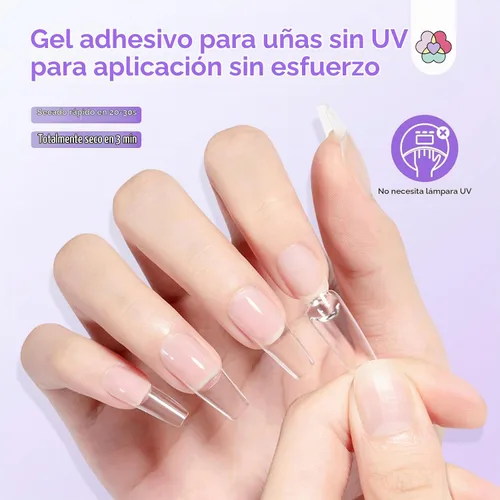 Vista 3 de SAVILAND Pegamento de uñas de gel semisólido para prensa, no necesita luz