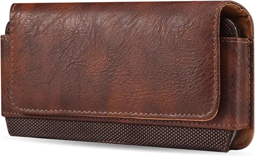 Vista 8 de Funda de cuero prémium para teléfono Honor Magic V/V2/Magic VS, funda con clip para Samsung Galaxy Z Fold5, Galaxy Z Fold 4 5G (2022)/3 5G (2021)