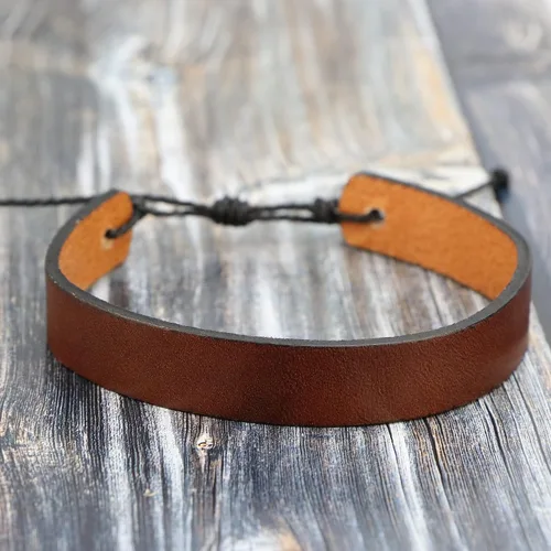 Vista 6 de Pulseras de cuero para hombres y mujeres, inspiradoras, de aliento, confirmación religiosa, aniversario, conmemorativo, mensaje de recuerdo, pulsera