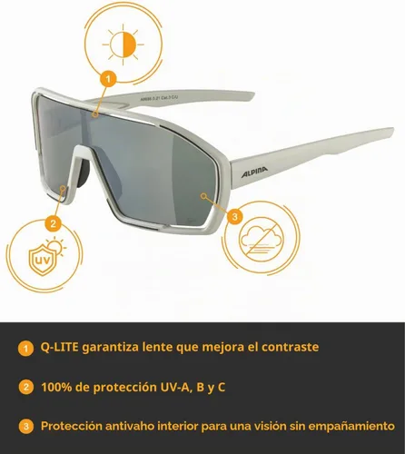 Vista 6 de ALPINA Equipo de Ciclismo Bonfire Q-lite Gris frío mate