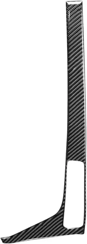 Vista 25 de Blazeray Accesorios interiores de fibra de carbono, cubierta decorativa, ajuste adhesivo para Audi A4 B9 2017-2019 (cubierta de perilla central)