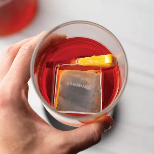 Vista 4 de Vasos Rocks - Herramientas de bartending y accesorios de mixología - Vaso moderno de bola baja - Vaso de cóctel para whisky y antiguo - Apta